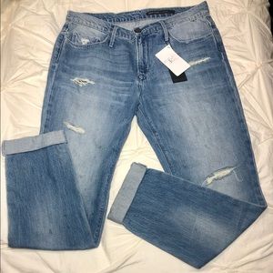 NWT Black Orchid Harper Skinny Boyfriend Rip jeans